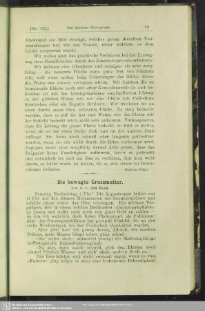 Die bewegte Grossmutter