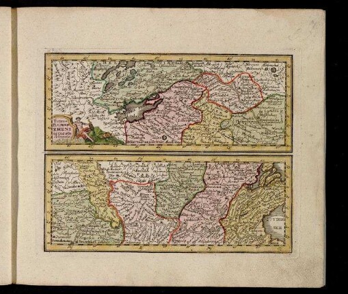 Totius Fluminis Rheni accurata delineatio.
