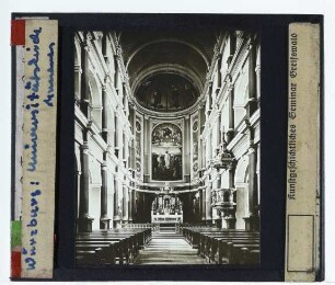 Würzburg, Neubaukirche (Universitätskirche) : Innenansicht