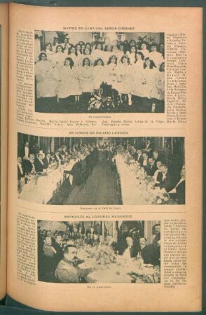 Banquete al coronel Menéndez