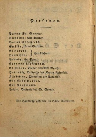 Der Schwätzer : Lustspiel
