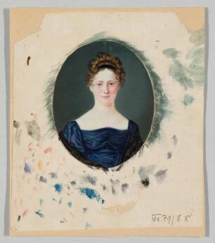 Blesson, Annette (verh. Busse): Miniaturporträt Auguste N.N.