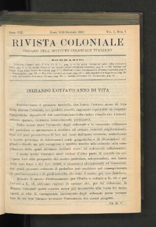 Iniziando L'Ottavo Anno Di Vita.