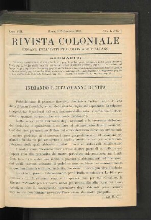 Iniziando L'Ottavo Anno Di Vita.