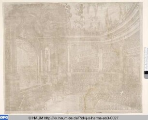 Zuschauerraum Dresden 1679, Seitenansicht