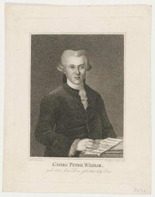 Bildnis des Georg Peter Weimar