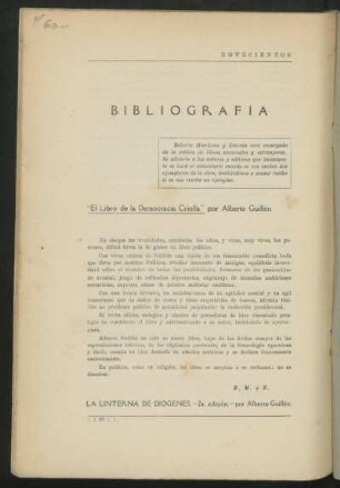 "El Libro de la Democracia Criolla" por Alberto Guillén