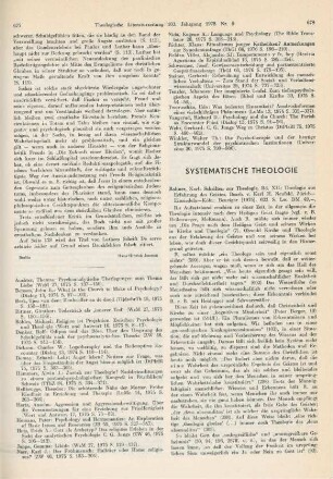 678-680 [Rezension] Rahner, Karl, Schriften zur Theologie, Bd. XII: Theologie aus Erfahrung des Geistes