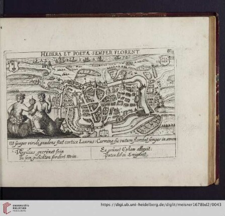 B21. Staden, "Hedera et poatae semper florent"