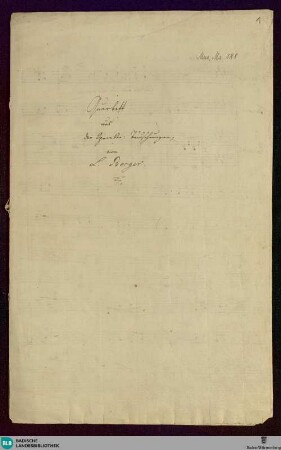 ?Täuschungen?. Excerpts. Arr - Don Mus.Ms. 188 : V (4), pf