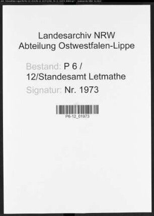 Namensverzeichnis Letmathe, Todesfälle