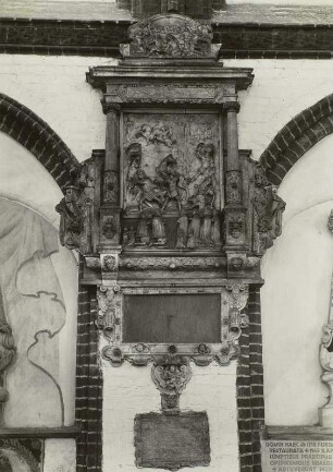 Epitaph des Paulus Wagner mit Reliefszene der Bekehrung des Saulus