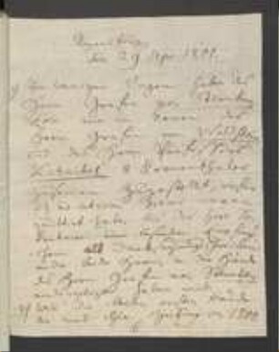 Brief von Johann Jacob Kohlhaas an Heinrich Meyer, Johann Heinrich Lang und Johann Conrad Heßling