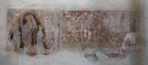 Drei Heilige und Martyrium des Achatius und seiner 10.000 Krieger