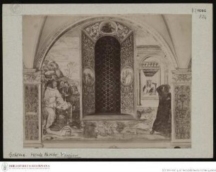 Szenen aus dem Leben des heiligen Benedikt, Ein Priester bringt Benedikt Speise