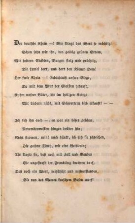 Der Rhein : Gedicht