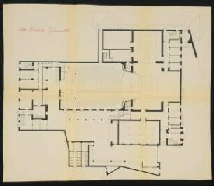 Interimstheater, Rostock: Grundriss 1:100