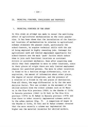 IX. Principal findings, conclusions and proposals