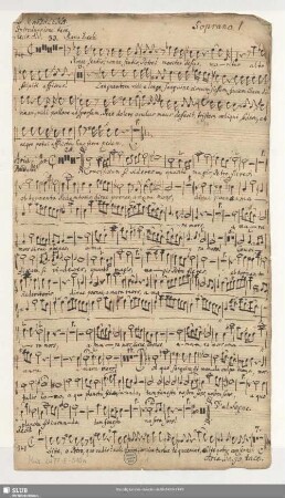 Stimmensatz [Schreiber: Reichard, H. G.]