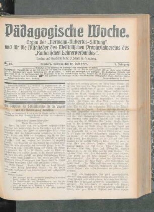 ¬Die¬ Gefahren der Schundliteratur für die Jugend und die Bekämpfung derselben
