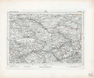 Reymann's Special-Karte, [Blatt] 172. Gleiwitz