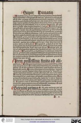 Item possessiva finita ad aliquid dicta.