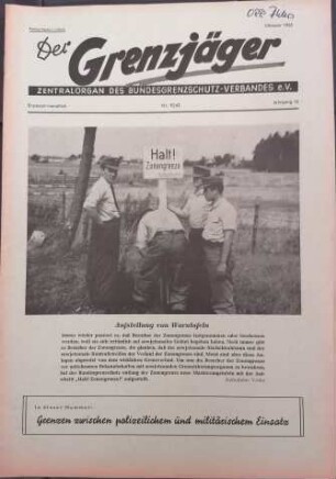 Der Grenzjäger 10/1962
