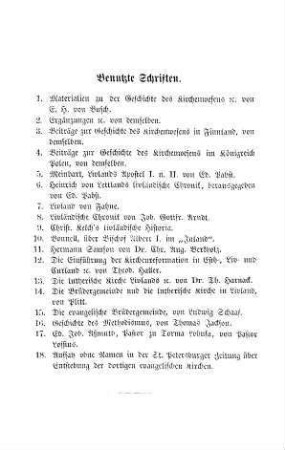 Benutzte Schriften