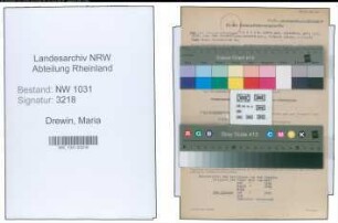 Entnazifizierung Maria Drewin , geb. 01.07.1907 ()