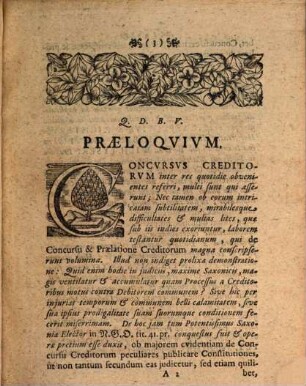 Theses inaug. de processu concursus creditorum in foro Saxon. rite formando