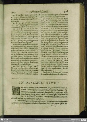 In Psalmum XXVXIII. [i. e. XXXVIII.]. Psalmus XXXVIII.