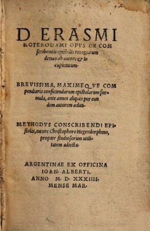 Opus de conscribendis epistolis