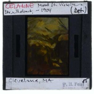 Cézanne, Mont Sainte-Victoire (Serie),Cézanne, Mont Sainte-Victoire und Straße nach Tholonet