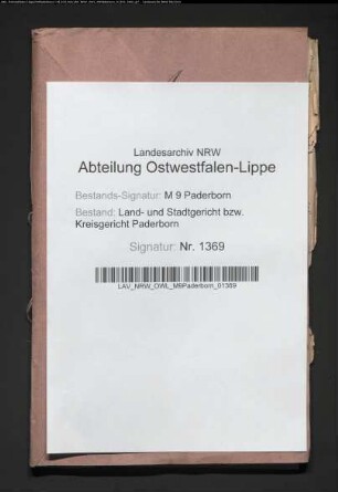 Erblasser: Tewes, Meinolph; Erblasser: Tewes, Elisabeth, geb. Marzeller: