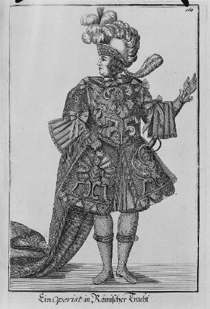 Ein Operist in römischer Tracht