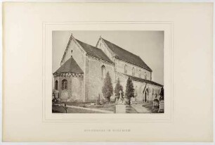 Die Nikolaikirche im Süden von Dippoldiswalde im Osterzgebirge inmitten des Kirchhofes, Blatt 30 aus: Monumente des Mittelalters und der Renaissance ... von 1875