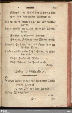 Wahre Nächstenliebe