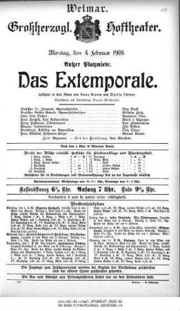 Das Extemporale