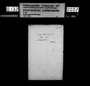 Schuldenwesen der Gemeinde Degenfeld