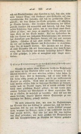 7) Einige Erläuterungen zu den Schleswigschen Stadtrechten.