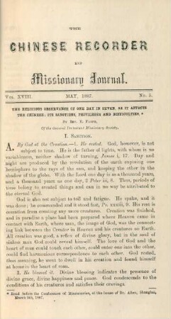 No. 5. May, 1887