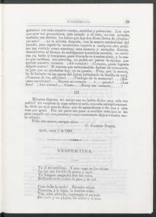 Vespertina