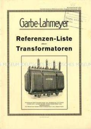 Kundenliste über Transformatoren