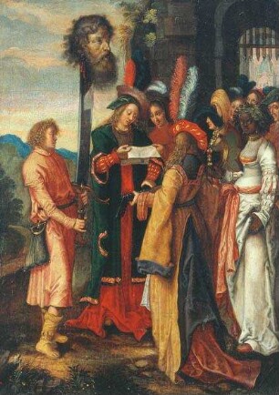 Der Triumph Davids (David mit dem Haupt des Goliath)