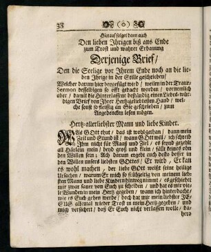38-40, Derjenige Brief / ...