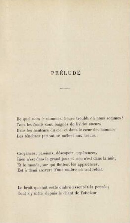 Prélude