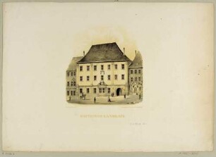 Das Landhaus oder Ständehaus in der Schlosstraße in Bautzen