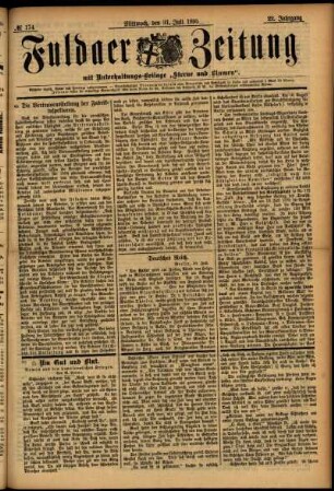 Ausgabe vom Mittwoch, den 31. Juli 1895.