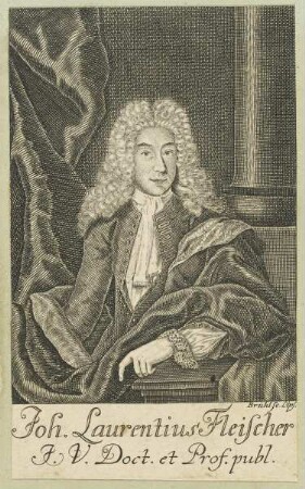 Bildnis des Joh. Laurentius Fleischer