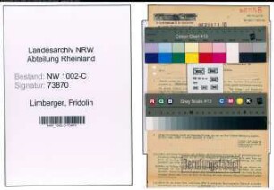 Entnazifizierung Fridolin Limberger, geb. 07.03.1906 (Vertreter)